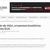 Em ano de recorde de M&A, empresas brasileiras fazem 58 fuses nos EUA